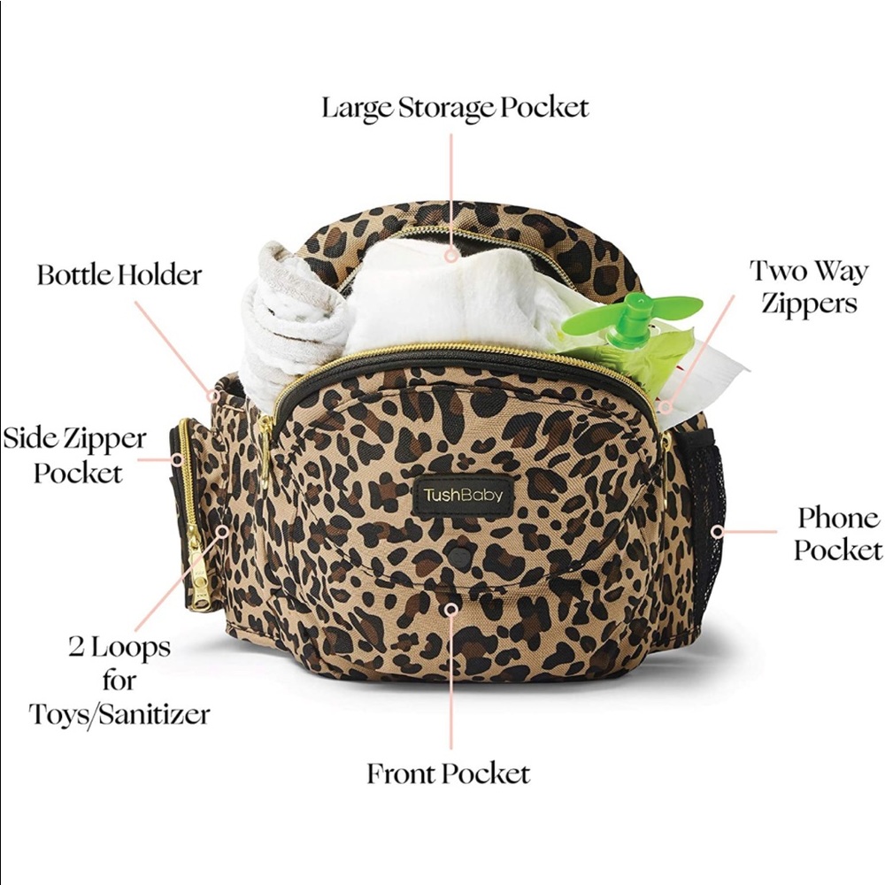 [Christmas big sale/ one week only] Tushbaby Hip Seat Baby Carrier